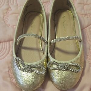 Nina Kids Shimmering Gold Dress Shoes